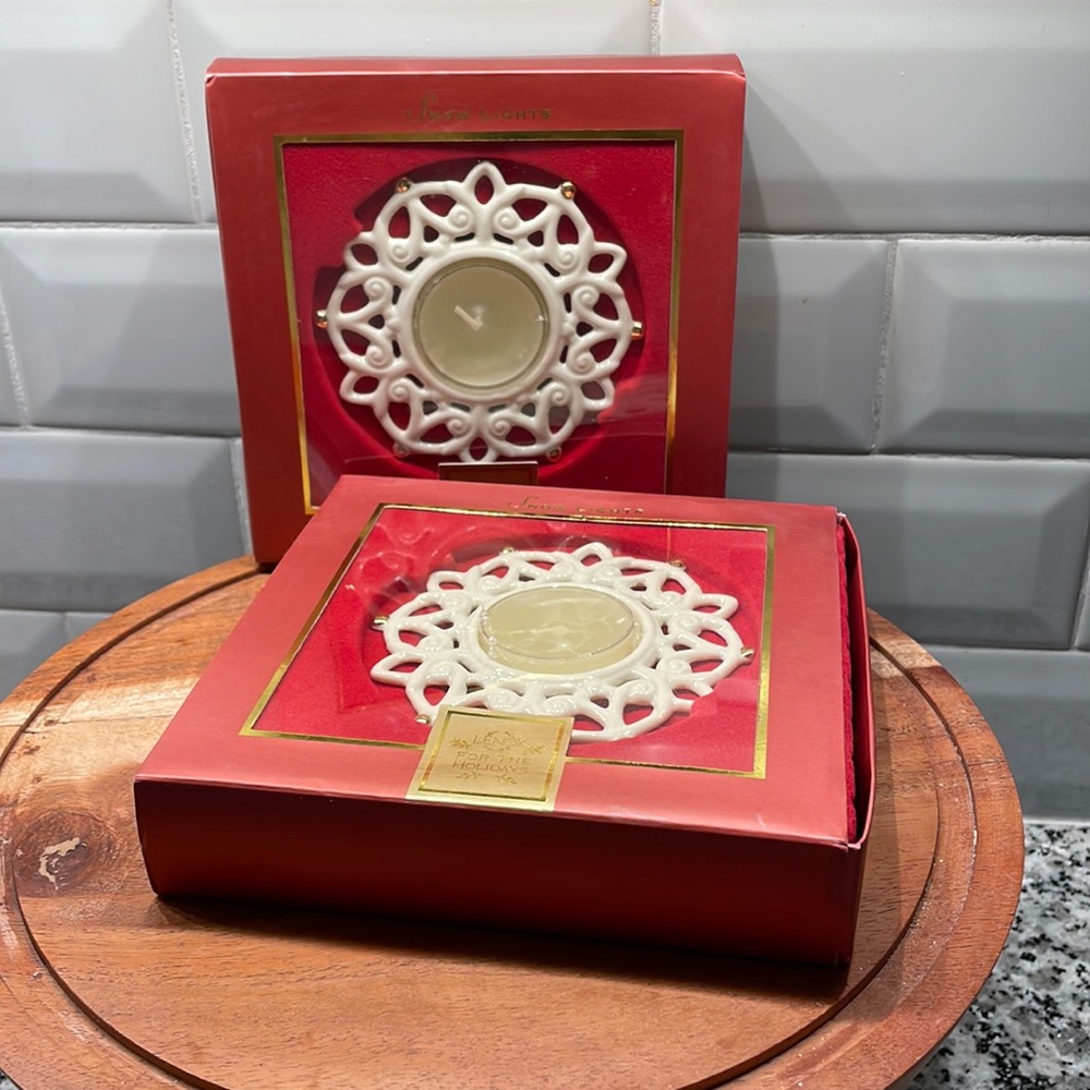 Lenox Snow Lights Votive Holder